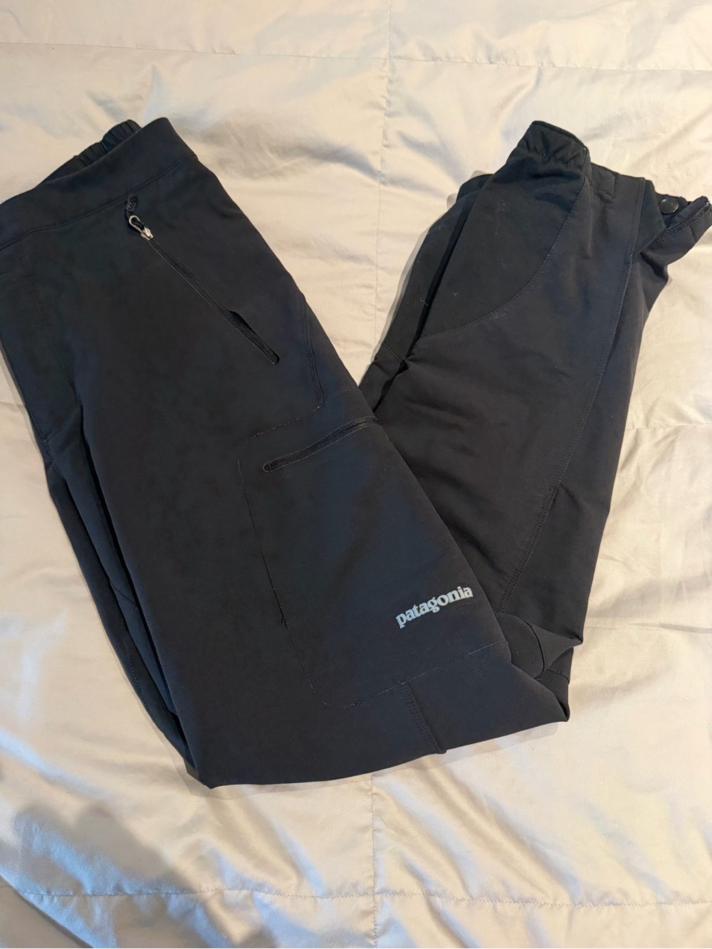 Patagonia Women’s Black Cargo Softshell Snow Pants